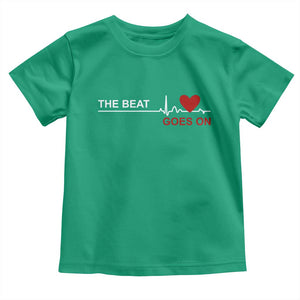 Cool Heart Surgery Survivor Toddler T Shirt Heart Attack Surgery The Beat Goes On Rehab Recover