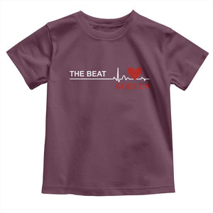 Cool Heart Surgery Survivor Toddler T Shirt Heart Attack Surgery The Beat Goes On Rehab Recover