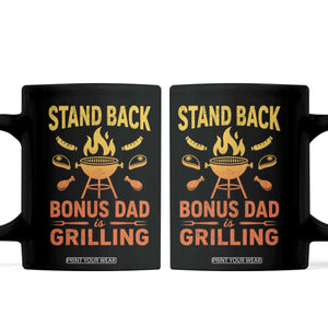 Funny Grilling Bonus Dad Coffee Mug BBQ Stepdad Grill Masters Sarcastic