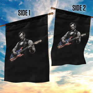 Vintage Abraham Lincoln Abe Lincoln Playing Guitar Garden Flag Humor Patriotic TS10 Print Your Wear