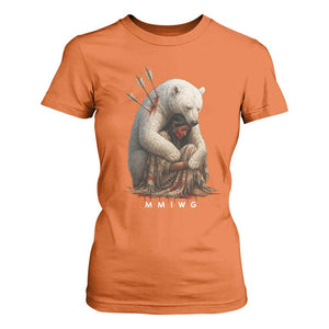 MMIW Native American T Shirt For Women Spirit Bear Protecting Indigenous Woman MMIWG TS10 Orange Print Your Wear