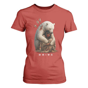 MMIW Native American T Shirt For Women Spirit Bear Protecting Indigenous Woman MMIWG TS10 Red Print Your Wear