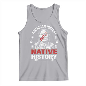 Native American History Tank Top Indigenous Peoples Tribal Pride TS10 Athletic Heather Print Your Wear