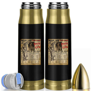 Native American Bullet Tumbler Indian Land For Back Now TS10 Black Print Your Wear