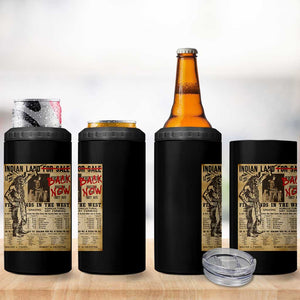 Native American 4 in 1 Can Cooler Tumbler Indian Land For Back Now TS10 Print Your Wear