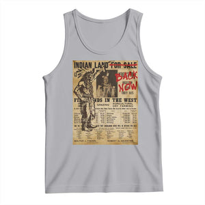 Native American Tank Top Indian Land For Back Now TS10 Athletic Heather Print Your Wear