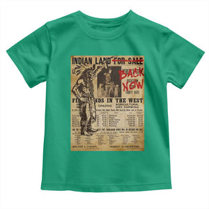 Native American Toddler T Shirt Indian Land For Back Now TS10 Irish Green Print Your Wear
