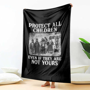 Native American Every Child Throw Blanket Protect All Children Even If They Are Not Yours TS10 Print Your Wear
