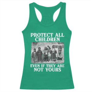 Native American Every Child Racerback Tank Top Protect All Children Even If They Are Not Yours TS10 Irish Green Print Your Wear