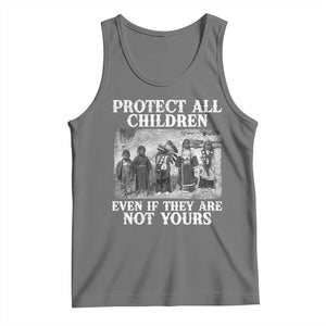 Native American Every Child Tank Top Protect All Children Even If They Are Not Yours TS10 Black Heather Print Your Wear