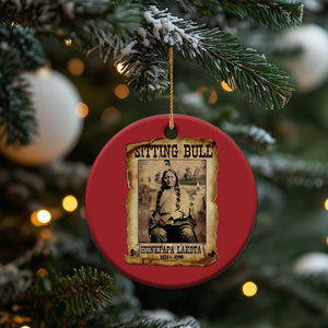 Sitting Bull Christmas Ornament Native American Indian Chief Hunkpapa Lakota Sioux TS10 Print Your Wear