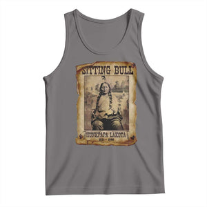 Sitting Bull Tank Top Native American Indian Chief Hunkpapa Lakota Sioux TS10 Deep Heather Print Your Wear