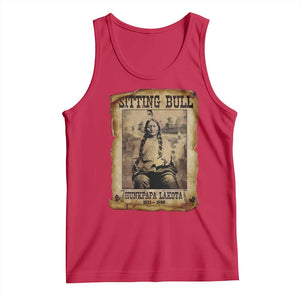 Sitting Bull Tank Top Native American Indian Chief Hunkpapa Lakota Sioux TS10 Red Print Your Wear