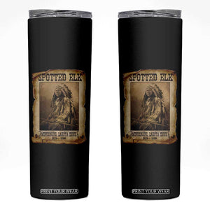 Spotted Elk Skinny Tumbler Lakota Sioux Miniconjou Chief Native American History TS10 Black Print Your Wear