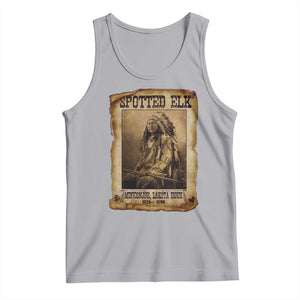 Spotted Elk Tank Top Lakota Sioux Miniconjou Chief Native American History TS10 Athletic Heather Print Your Wear