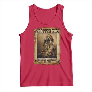 Spotted Elk Tank Top Lakota Sioux Miniconjou Chief Native American History TS10 Red Print Your Wear