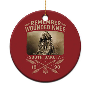 Remember Wounded Knee Christmas Ornament Spotted Elk Lakota Sioux Native American History TS10 Print Your Wear