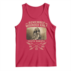 Remember Wounded Knee Tank Top Spotted Elk Lakota Sioux Native American History TS10 Red Print Your Wear