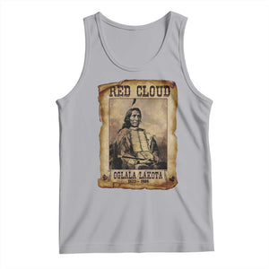 Red Cloud Tank Top Oglala Lakota Sioux Native American Chief Warrior History TS10 Athletic Heather Print Your Wear