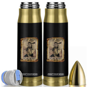 Chief Joseph Bullet Tumbler Wallowa Nez Perce Native American Leader History TS10 Black Print Your Wear