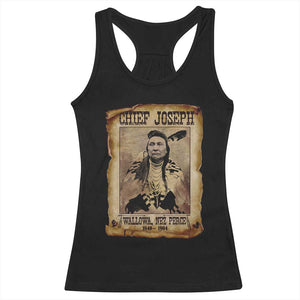 Chief Joseph Racerback Tank Top Wallowa Nez Perce Native American Leader History TS10 Black Print Your Wear