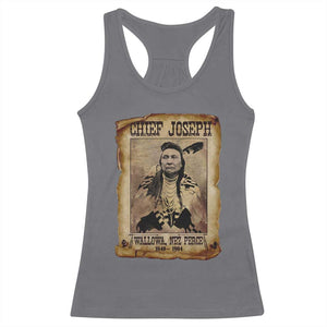 Chief Joseph Racerback Tank Top Wallowa Nez Perce Native American Leader History TS10 Charcoal Print Your Wear