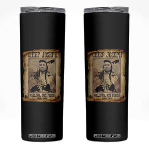 Chief Joseph Skinny Tumbler Wallowa Nez Perce Native American Leader History TS10 Black Print Your Wear