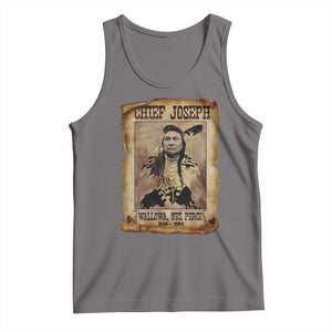 Chief Joseph Tank Top Wallowa Nez Perce Native American Leader History TS10 Deep Heather Print Your Wear