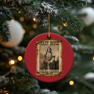 Crazy Horse Christmas Ornament Legendary Oglala Sioux Lakota Leader Native American Indian TS10 Print Your Wear