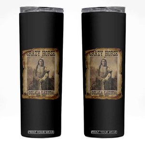 Crazy Horse Skinny Tumbler Legendary Oglala Sioux Lakota Leader Native American Indian TS10 Black Print Your Wear