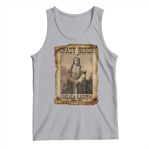 Crazy Horse Tank Top Legendary Oglala Sioux Lakota Leader Native American Indian TS10 Athletic Heather Print Your Wear