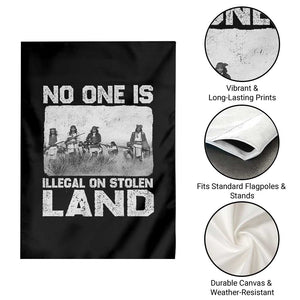 No One Is Illegal On Stolen Land Garden Flag Native Tribe Indigenous People TS10 Print Your Wear