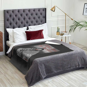 Stop MMIW Throw Blanket I Wear Red For My Sister Native American TS10 Print Your Wear