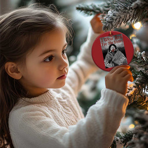 Stop MMIW Christmas Ornament I Wear Red For My Sister Native American TS10 Print Your Wear