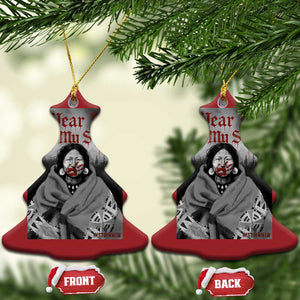 Stop MMIW Christmas Ornament I Wear Red For My Sister Native American TS10 Christmas Tree Red Print Your Wear