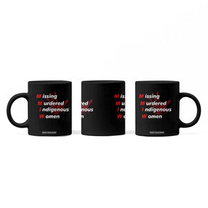 MMIW Coffee Mug Missing Murdered Indigenous Women Red Hand TS10 Print Your Wear