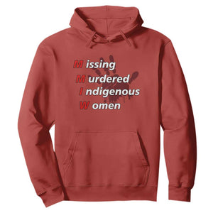 MMIW Hoodie Missing Murdered Indigenous Women Red Hand TS10 Red Print Your Wear