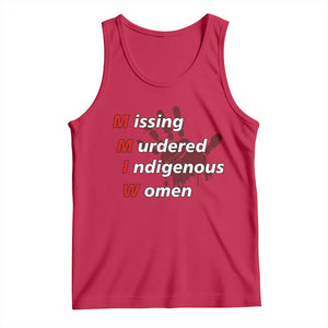 MMIW Tank Top Missing Murdered Indigenous Women Red Hand TS10 Red Print Your Wear
