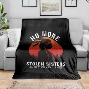 MMIW No More Stolen Sisters Throw Blanket American Native Indigenous Woman TS10 Print Your Wear