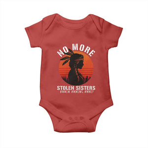 MMIW No More Stolen Sisters Baby Onesie American Native Indigenous Woman TS10 Red Print Your Wear