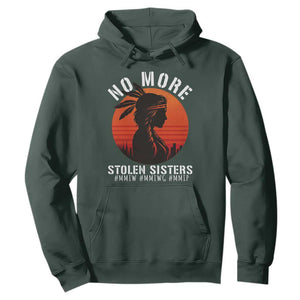 MMIW No More Stolen Sisters Hoodie American Native Indigenous Woman TS10 Dark Forest Green Print Your Wear