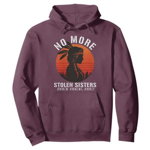 MMIW No More Stolen Sisters Hoodie American Native Indigenous Woman TS10 Maroon Print Your Wear