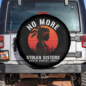 MMIW No More Stolen Sisters Spare Tire Cover American Native Indigenous Woman TS10 No hole Black Print Your Wear
