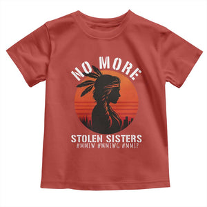 MMIW No More Stolen Sisters Toddler T Shirt American Native Indigenous Woman TS10 Red Print Your Wear