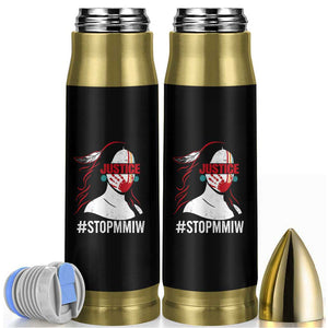 MMIW Awareness Bullet Tumbler Justice For Indigenous Woman Stop Stolen Sisters TS10 Black Print Your Wear