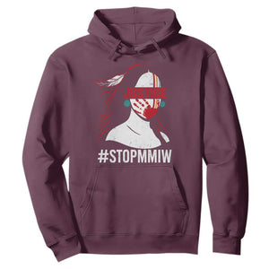 MMIW Awareness Hoodie Justice For Indigenous Woman Stop Stolen Sisters TS10 Maroon Print Your Wear