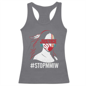 MMIW Awareness Racerback Tank Top Justice For Indigenous Woman Stop Stolen Sisters TS10 Charcoal Print Your Wear