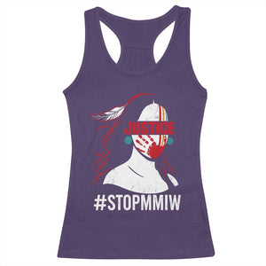 MMIW Awareness Racerback Tank Top Justice For Indigenous Woman Stop Stolen Sisters TS10 Purple Print Your Wear