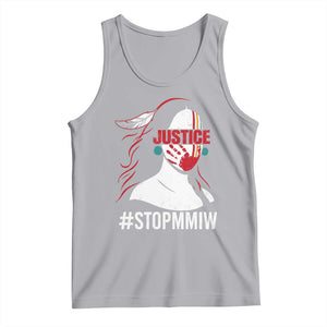MMIW Awareness Tank Top Justice For Indigenous Woman Stop Stolen Sisters TS10 Athletic Heather Print Your Wear