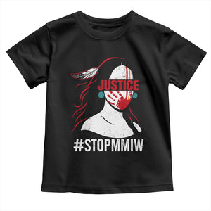 MMIW Awareness Toddler T Shirt Justice For Indigenous Woman Stop Stolen Sisters TS10 Black Print Your Wear